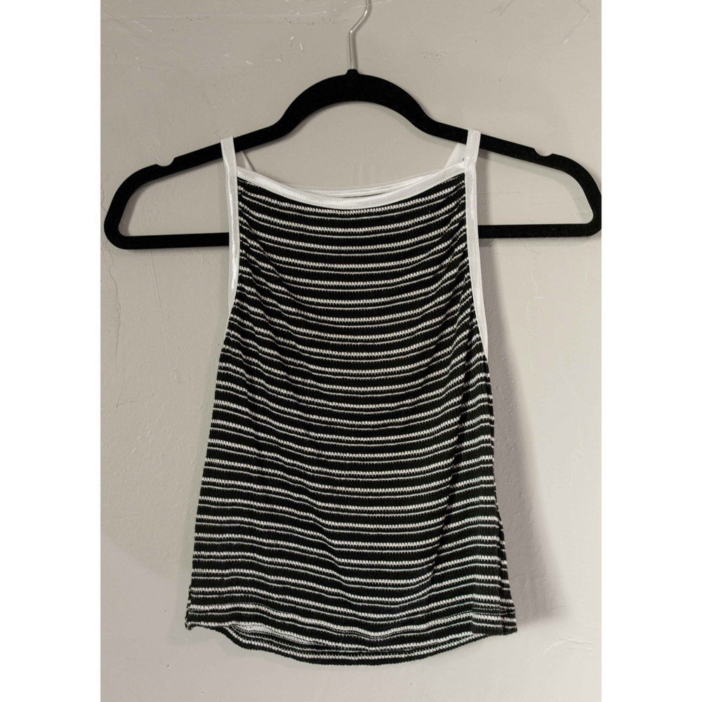 Urban Outfitters Black and White Striped Halter